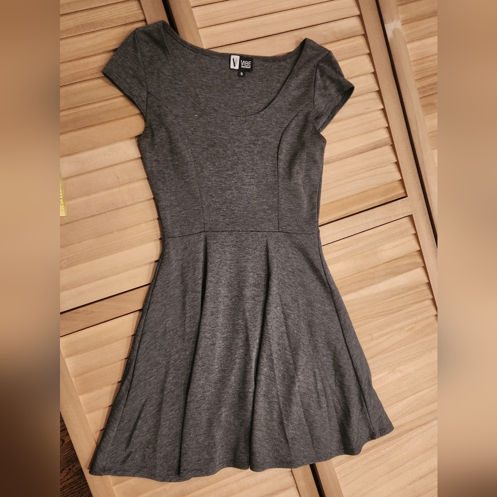 Mini Dark Grey Heather Dress